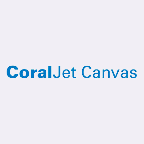 CoralJet Canvas 340g 152,4cmx15m BO Blanco